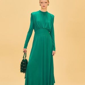 FARM Rio Emerald High Neck Maxi Dress- US (Small)